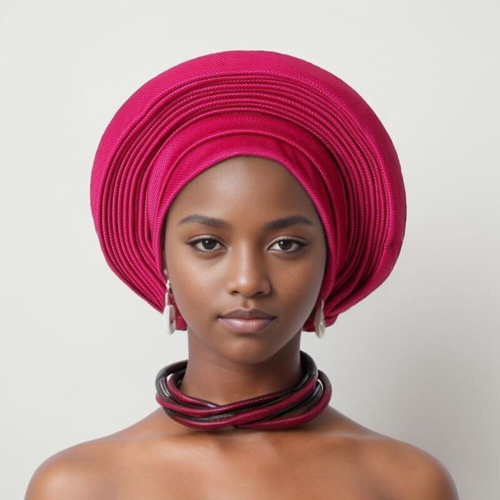 4775 Nigeria Head Ties Wedding Party Headgear Elegant African Headtie